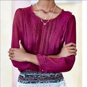 Anthropologie HD In Paris Thistleberry Blouse